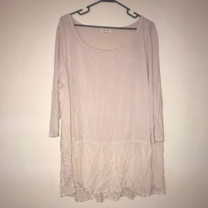 Cream boutique shirt